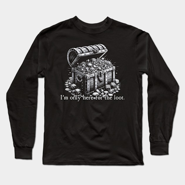 Treasure Chest Long Sleeve T-Shirt by OddlyNoir